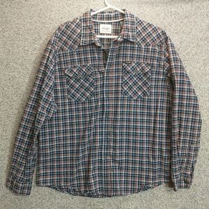 Wrangler Shirt Mens‎ XL Cowboy Rodeo Western Ranch